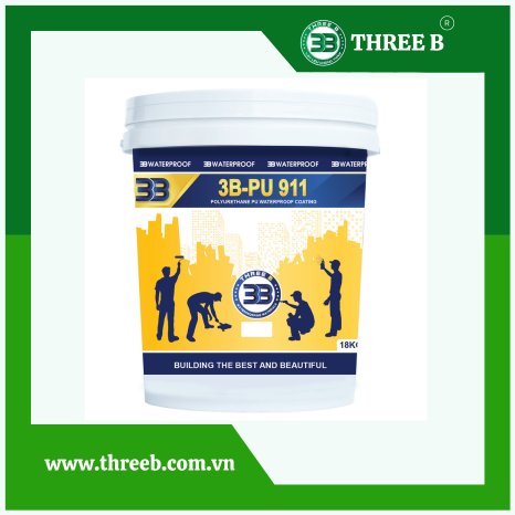 3B-PU911 MÀNG CHỐNG THẤM PU - POLYURETHANE 1 THÀNH PHẦN (GỐC NƯỚC)
