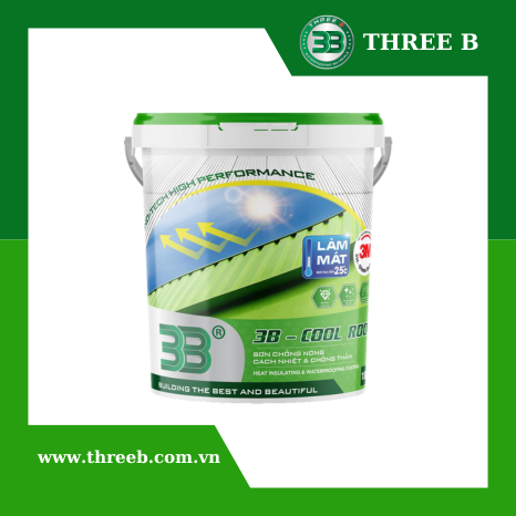 3B-COOL ROOF SƠN CHỐNG NÓNG CÁCH NHIỆT VÀ CHỐNG THẤM